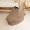 imageKonssy Baby Car Seat Covers Multiuse Carseat Canopy for Babies Stretchy Infant Carseat Cover Boy Shower Gifts for Unisex Boys and GirlsBrown