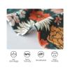 imageKonssy Baby Car Seat Covers Multiuse Carseat Canopy for Babies Stretchy Infant Carseat Cover Boy Shower Gifts for Unisex Boys and GirlsGreen Floral