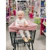 imageKonssy Baby Car Seat Covers Multiuse Carseat Canopy for Babies Stretchy Infant Carseat Cover Boy Shower Gifts for Unisex Boys and GirlsPink