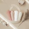 imageKonssy Baby Muslin Washcloths 7Pack 100 Cotton Baby Bath Washcloths Soft ampamp Absorbent Wash Cloths and Burp Cloths for Newborn Kids Girls ampamp Boys 11x11 inchesPink