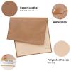 imageKonssy Faux Leather Baby Changing Mat 2 Pack Waterproof Wipeable ampamp Portable Diaper Changing Pad for Travel or Home Foldable Mat Fits Perfectly in Diaper Bag 30 x 17 inches BrownBeigeBlush  Beige