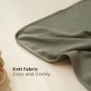 imageKonssy Knit Baby Blanket 2 Pack Soft Ribbed Swaddle Receiving Blankets for Boys ampamp Girls Lightweight Cozy Swaddling Wrap for Newborns Infants ampamp Toddlers 33x42 Inch Beige SageBeige  Sage