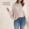 imageKonssy Knit Nursing Cover for Breastfeeding 360 Full Privacy Breathable Breastfeeding Cover Multiuse Carseat Canopy Blush BeigeBlush Beige