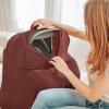 imageKonssy Knit Nursing Cover for Breastfeeding 360 Full Privacy Breathable Breastfeeding Cover Multiuse Carseat Canopy Blush BeigeChestnut