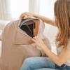 imageKonssy Knit Nursing Cover for Breastfeeding 360 Full Privacy Breathable Breastfeeding Cover Multiuse Carseat Canopy Blush BeigeClay