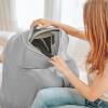 imageKonssy Knit Nursing Cover for Breastfeeding 360 Full Privacy Breathable Breastfeeding Cover Multiuse Carseat Canopy Blush BeigeGrey