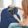 imageKonssy Knit Nursing Cover for Breastfeeding 360 Full Privacy Breathable Breastfeeding Cover Multiuse Carseat Canopy Blush BeigeNavy