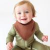 imageKonssy Muslin Baby Bibs 10 Pack Baby Bandana Drool Bibs 100 Cotton for Unisex Boys and Girls Soft Absorbent Set for Teething and DroolingEarthy Nature