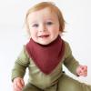imageKonssy Muslin Baby Bibs 10 Pack Baby Bandana Drool Bibs 100 Cotton for Unisex Boys and Girls Soft Absorbent Set for Teething and DroolingLavender Gray