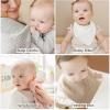 imageKonssy Muslin Baby Bibs 10 Pack Baby Bandana Drool Bibs 100 Cotton for Unisex Boys and Girls Soft Absorbent Set for Teething and DroolingLavender Gray