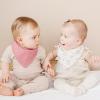 imageKonssy Muslin Baby Bibs 10 Pack Baby Bandana Drool Bibs 100 Cotton for Unisex Boys and Girls Soft Absorbent Set for Teething and DroolingMauve