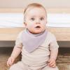 imageKonssy Muslin Baby Bibs 10 Pack Baby Bandana Drool Bibs 100 Cotton for Unisex Boys and Girls Soft Absorbent Set for Teething and DroolingMauve