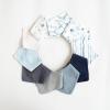 imageKonssy Muslin Baby Bibs 10 Pack Baby Bandana Drool Bibs 100 Cotton for Unisex Boys and Girls Soft Absorbent Set for Teething and DroolingOcean