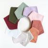imageKonssy Muslin Baby Bibs 10 Pack Baby Bandana Drool Bibs 100 Cotton for Unisex Boys and Girls Soft Absorbent Set for Teething and DroolingPurple