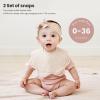 imageKonssy Muslin Baby Bibs 100 Cotton Absorbent Bandana Drool Bibs for Teething and Drooling 6Pack for Baby Boys ampamp GirlsBlue