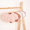 imageKonssy Muslin Baby Bibs 100 Cotton Absorbent Bandana Drool Bibs for Teething and Drooling 6Pack for Baby Boys ampamp GirlsPink