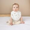 imageKonssy Muslin Baby Bibs 8 Pack Baby Bandana Drool Bibs Cotton for Unisex Boys and Girls Soft Absorbent Set for Teething and DroolingFloral