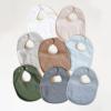 imageKonssy Muslin Baby Bibs 8 Pack Baby Bandana Drool Bibs Cotton for Unisex Boys and Girls Soft Absorbent Set for Teething and DroolingGrey