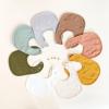 imageKonssy Muslin Baby Bibs 8 Pack Baby Bandana Drool Bibs Cotton for Unisex Boys and Girls Soft Absorbent Set for Teething and DroolingNeutral