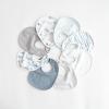 imageKonssy Muslin Baby Bibs 8 Pack Baby Bandana Drool Bibs Cotton for Unisex Boys and Girls Soft Absorbent Set for Teething and DroolingOcean