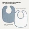 imageKonssy Muslin Baby Bibs 8 Pack Baby Bandana Drool Bibs Cotton for Unisex Boys and Girls Soft Absorbent Set for Teething and DroolingSage