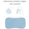 imageKonssy Muslin Baby Burp Cloths Sets for Unisex 6 Pack Large 100 Cotton Burping Clothes for Newborn Baby Girls and BoysBlue