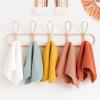 imageKonssy Muslin Baby Burp Cloths Sets for Unisex 6 Pack Large 100 Cotton Burping Clothes for Newborn Baby Girls and BoysBright