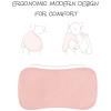 imageKonssy Muslin Baby Burp Cloths Sets for Unisex 6 Pack Large 100 Cotton Burping Clothes for Newborn Baby Girls and BoysPeach