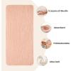 imageKonssy Muslin Baby Burp Cloths Sets for Unisex 7 Pack Soft 100 Cotton Burping Clothes for NewbornBaby Girls and BoysBeige