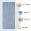 imageKonssy Muslin Baby Burp Cloths Sets for Unisex 7 Pack Soft 100 Cotton Burping Clothes for NewbornBaby Girls and BoysBlue