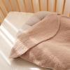 imageKonssy Muslin Baby Lounger Cover 2 Pack 100 Cotton Newborn Lounger Cover Soft and Breathable Baby Nest Slipcover for Boys Girls CamelSunPeach  Flowers
