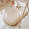 imageKonssy Muslin Baby Lounger Cover 2 Pack 100 Cotton Newborn Lounger Cover Soft and Breathable Baby Nest Slipcover for Boys Girls CamelSunPink  Cream
