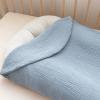 imageKonssy Muslin Baby Lounger Cover 2 Pack 100 Cotton Newborn Lounger Cover Soft and Breathable Baby Nest Slipcover for Boys Girls CamelSunStar  Blue