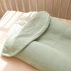imageKonssy Muslin Baby Lounger Cover 2 Pack 100 Cotton Newborn Lounger Cover Soft and Breathable Baby Nest Slipcover for Boys Girls CamelSunWoodland  Sage