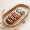 imageKonssy Muslin Bassinet Sheets for Baby Girl Boy 2 Pack Soft Breathable Baby Bassinet Mattress Sheets Fit for Hourglass Oval Cradle Moses Basket Rectangle Mattress Floral PinkBrown summer Wheat