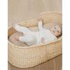 imageKonssy Muslin Bassinet Sheets for Baby Girl Boy 2 Pack Soft Breathable Baby Bassinet Mattress Sheets Fit for Hourglass Oval Cradle Moses Basket Rectangle Mattress Floral PinkPink  Cream