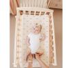 imageKonssy Muslin Changing Pad Cover for Baby Girls Boys 100 Cotton Fitted Diaper Chang Table Covers Soft Breathable Changing Pad Sheets 2 Pack FloralPinkCamel  Sun