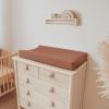 imageKonssy Muslin Changing Pad Cover for Baby Girls Boys 100 Cotton Fitted Diaper Chang Table Covers Soft Breathable Changing Pad Sheets 2 Pack FloralPinkChestnut  Posy