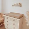 imageKonssy Muslin Changing Pad Cover for Baby Girls Boys 100 Cotton Fitted Diaper Chang Table Covers Soft Breathable Changing Pad Sheets 2 Pack FloralPinkCamel  Sun