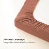 imageKonssy Muslin Changing Pad Cover for Baby Girls Boys 100 Cotton Fitted Diaper Chang Table Covers Soft Breathable Changing Pad Sheets 2 Pack FloralPinkChestnut  Posy