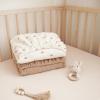 imageKonssy Muslin Crib Sheets for Boys Soft Cotton Neutral Baby Sheets for Standard Crib Mattress 2 Pack 52quotx28quot StarBlueSun  Camel