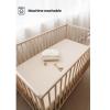 imageKonssy Muslin Crib Sheets for Girl Boy 2 PCS Soft and Breathable Cotton Baby Sheets for Standard Crib Mattress 52quotx 28quot Floral PinkBlossom  Cream