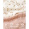 imageKonssy Muslin Crib Sheets for Girl Boy 2 PCS Soft and Breathable Cotton Baby Sheets for Standard Crib Mattress 52quotx 28quot Floral PinkFloral  Pink