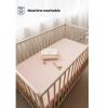 imageKonssy Muslin Crib Sheets for Girl Boy 2 PCS Soft and Breathable Cotton Baby Sheets for Standard Crib Mattress 52quotx 28quot Floral PinkFloral  Pink