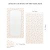 imageKonssy Muslin Crib Sheets for Girl Boy 2 PCS Soft and Breathable Cotton Baby Sheets for Standard Crib Mattress 52quotx 28quot Floral PinkPink Sun khaki Leaf