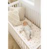 imageKonssy Muslin Crib Sheets for Girl Boy 2 PCS Soft and Breathable Cotton Baby Sheets for Standard Crib Mattress 52quotx 28quot Floral PinkSunbeam Yellow  Coffice