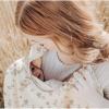 imageKonssy Muslin Nursing Cover for Baby Breastfeeding Breathable 100 Cotton Breastfeeding Cover with Rigid Hoop for Mother Nursing Apron Multiuse Carseat Canopy Summer WheatBlossom