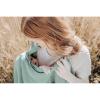 imageKonssy Muslin Nursing Cover for Baby Breastfeeding Breathable 100 Cotton Breastfeeding Cover with Rigid Hoop for Mother Nursing Apron Multiuse Carseat Canopy Summer WheatGreen
