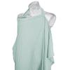 imageKonssy Muslin Nursing Cover for Baby Breastfeeding Breathable 100 Cotton Breastfeeding Cover with Rigid Hoop for Mother Nursing Apron Multiuse Carseat Canopy Summer WheatGreen