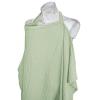 imageKonssy Muslin Nursing Cover for Baby Breastfeeding Breathable 100 Cotton Breastfeeding Cover with Rigid Hoop for Mother Nursing Apron Multiuse Carseat Canopy Summer WheatSage